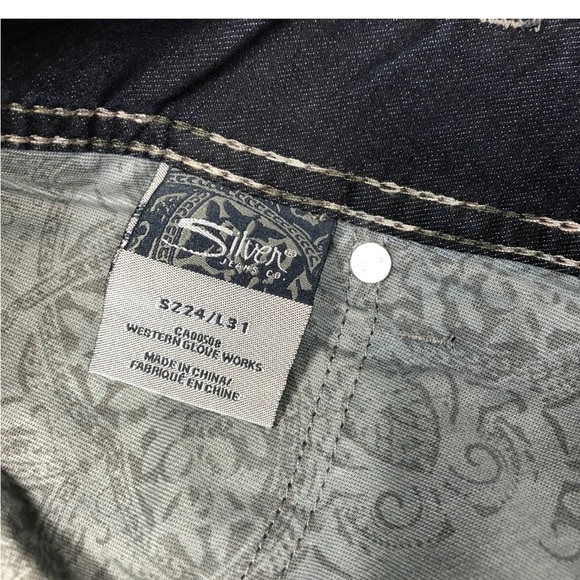 NWT Silver Suki Jeans Waist 44 - Picture 5 of 9